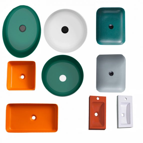 matte color wash basin_1